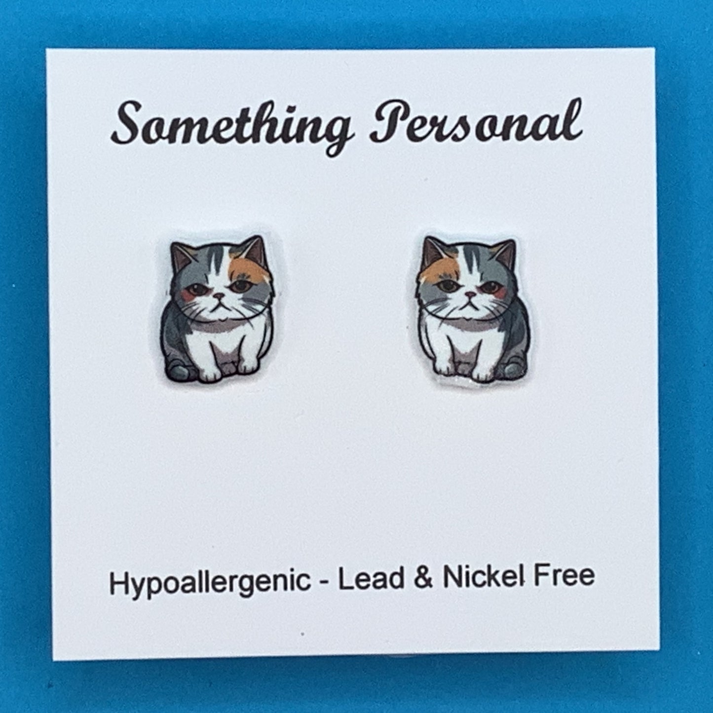 Grumpy Kitty Earrings