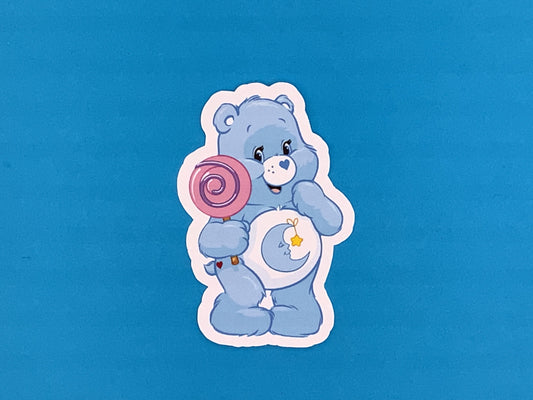 Bedtime Bear Care Bear Waterproof Vinyl Sticker