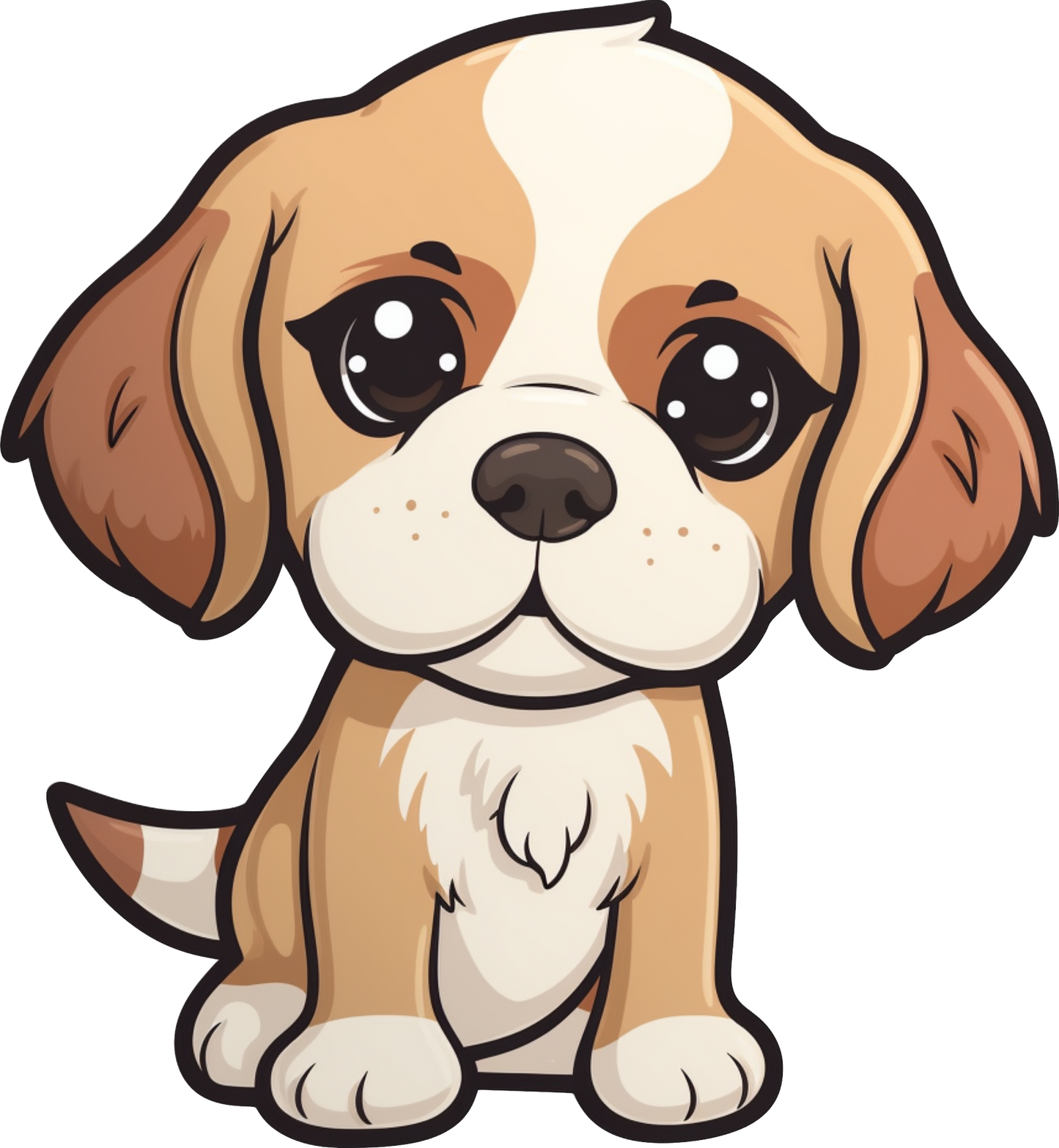 Ben Puppy Waterproof Vinyl Sticker