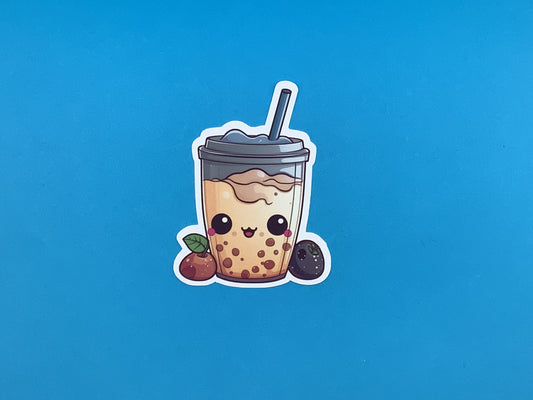 Berry Boba Waterproof Vinyl Sticker