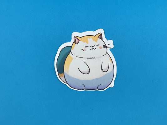 Bluey Fat Cat Waterproof Vinyl Sticker