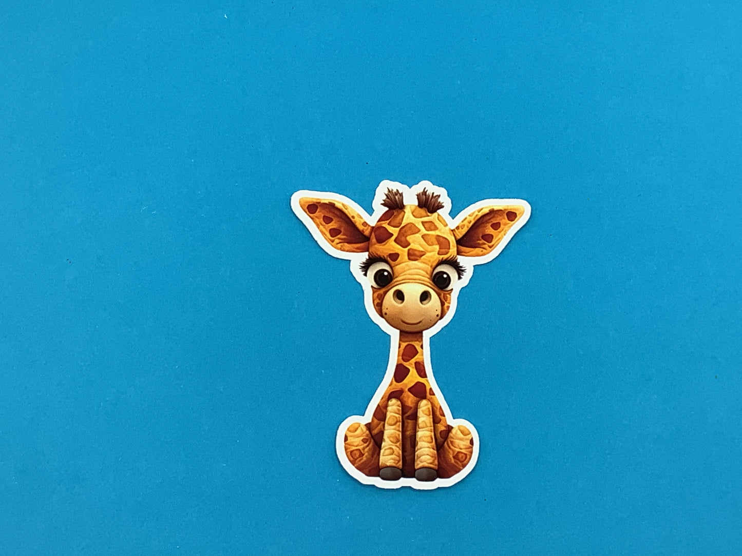 George Giraffe Waterproof Vinyl Sticker