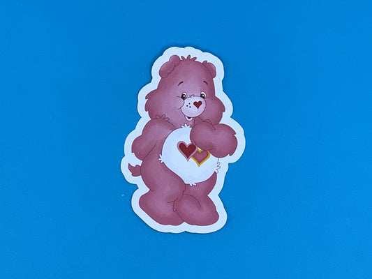 Love-A-Lot Care Bear Waterproof Vinyl Sticker