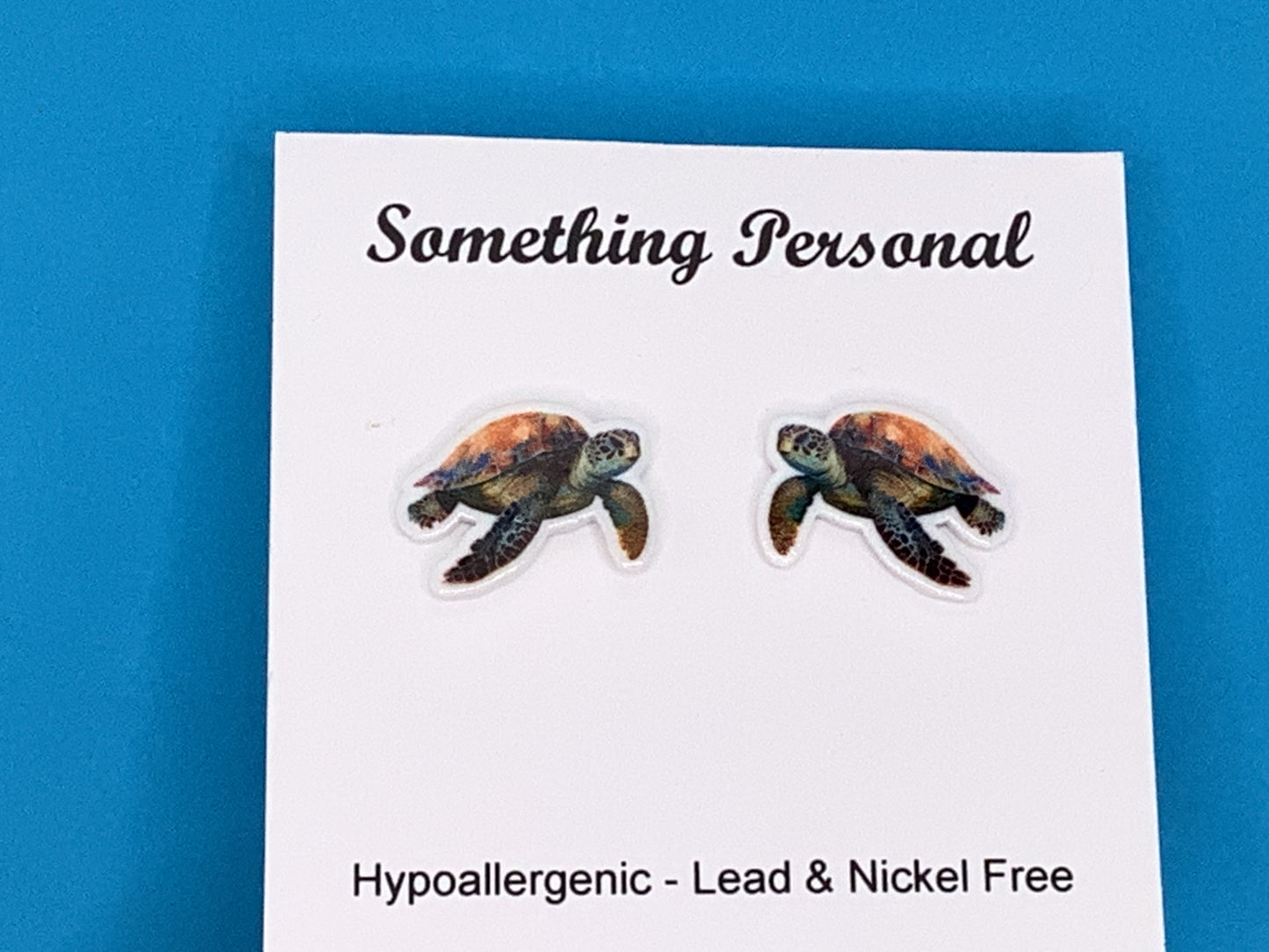 Rainbow Sea Turtle Earrings