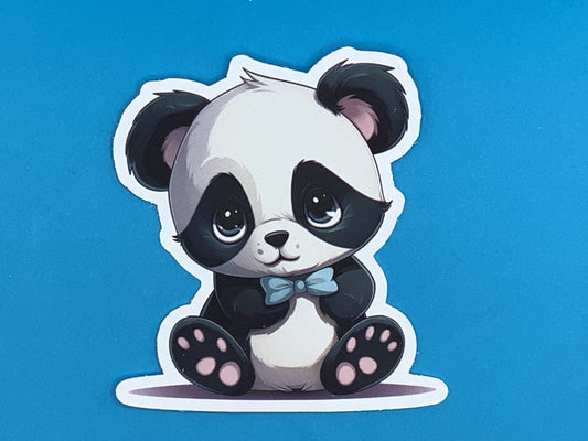 Baby Brother Panda Waterproof Vinyl Sticker