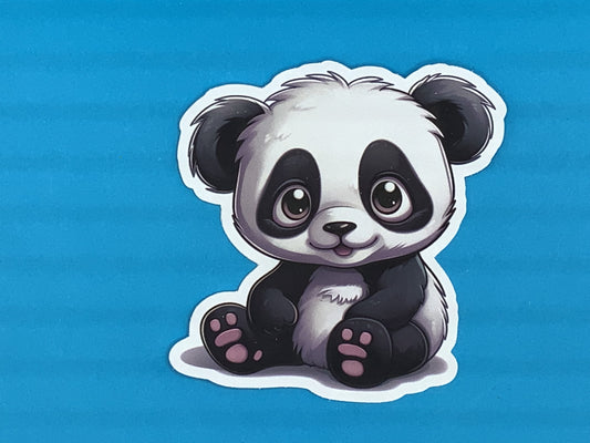 Ben Panda Waterproof Vinyl Sticker