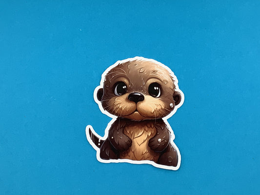 Billy Beaver Waterproof Vinyl Sticker