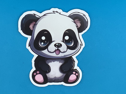 Bobby Panda Waterproof Vinyl Sticker