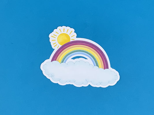 Care Bear Rainbow Waterproof Vinyl Sticker