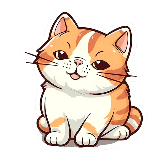 Precious Kitty Waterproof Vinyl Sticker