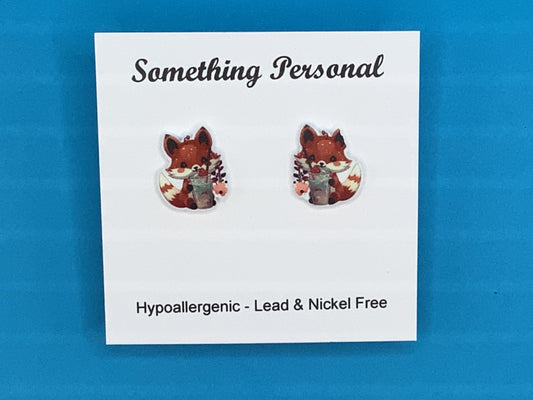 Foxy Boba Earrings