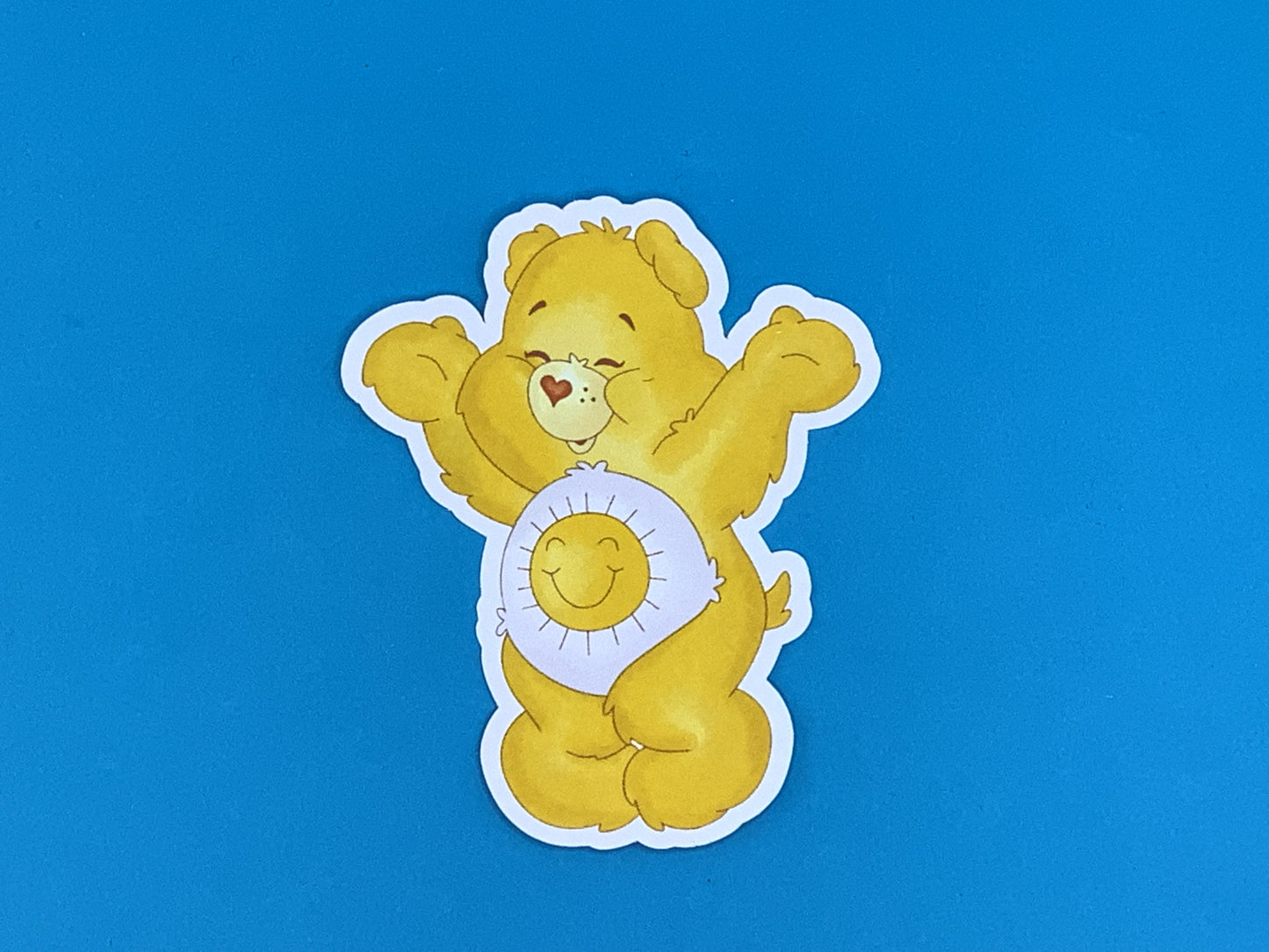 Funshine Bear Care Bear Waterproof Vinyl Sticker