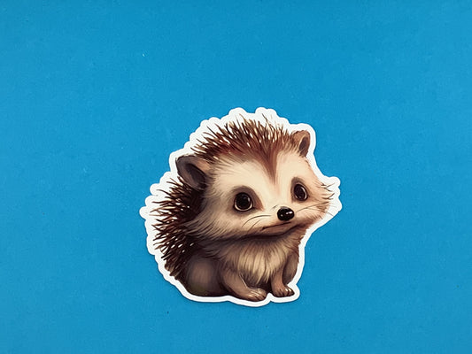 Harri Hedgehog Waterproof Vinyl Sticker