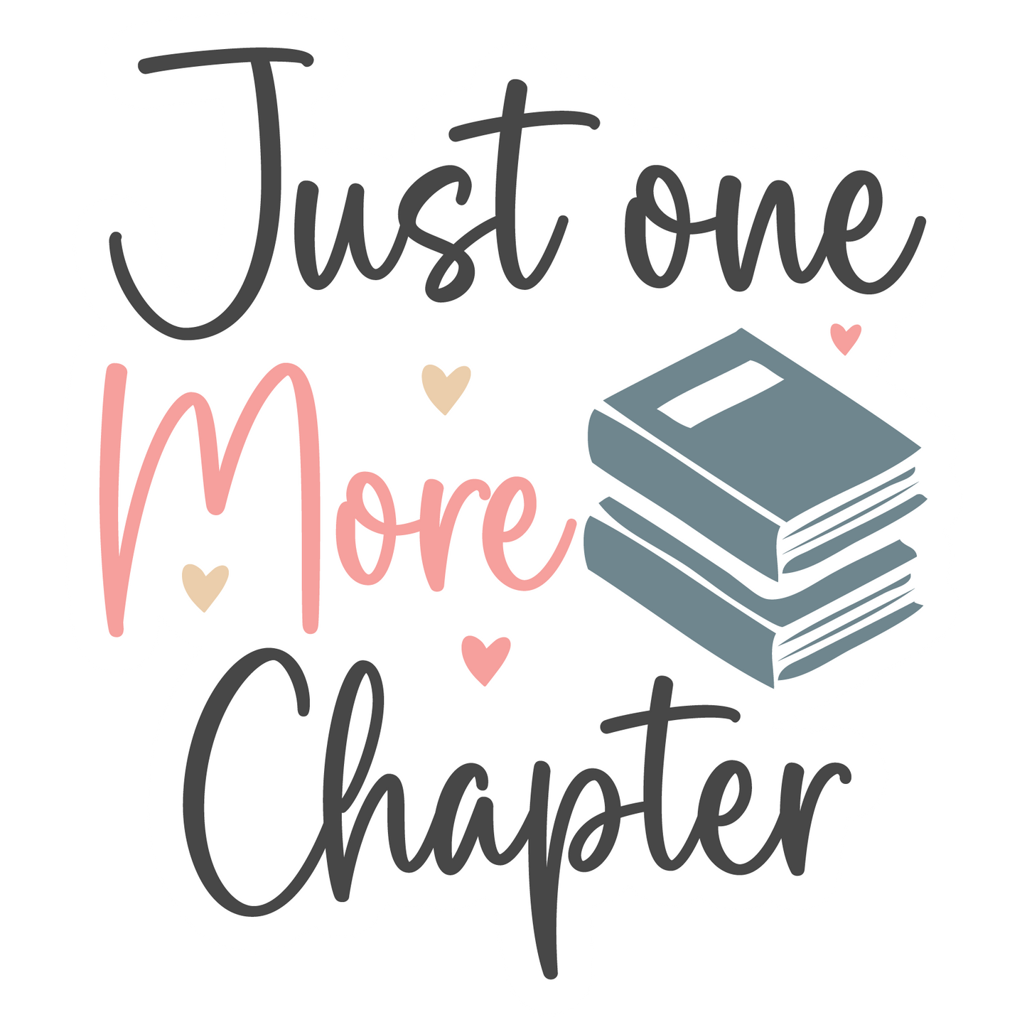 Just One More Chapter Waterproof Vinyl Sticker