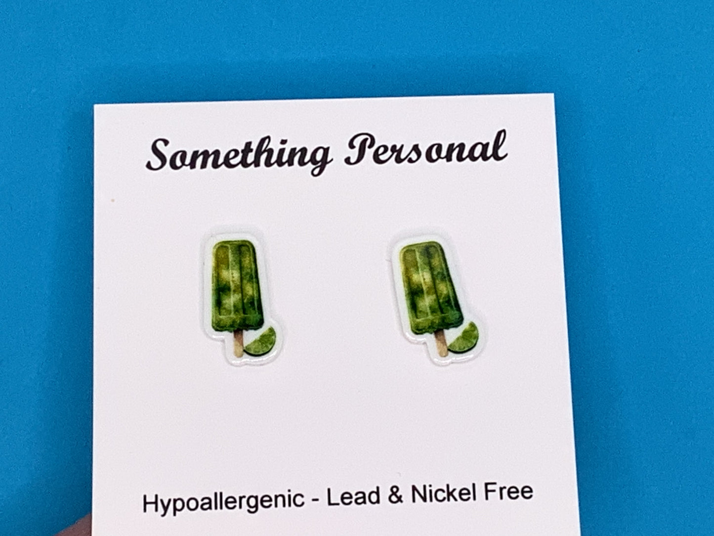 Lime Popsicle Earrings