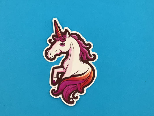 Penni Unicorn Waterproof Vinyl Stickers