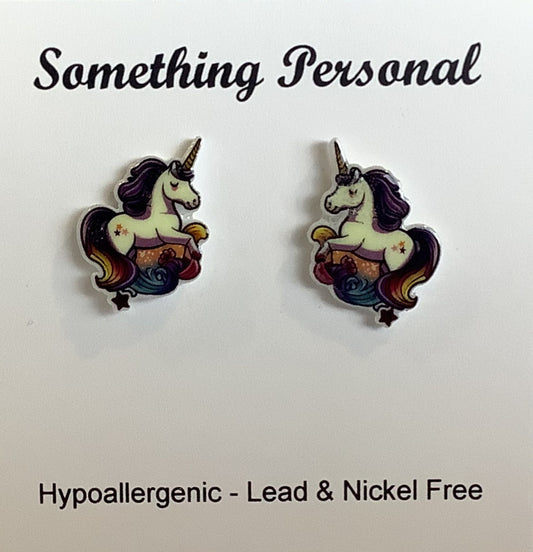 Priscilla Unicorn Earrings