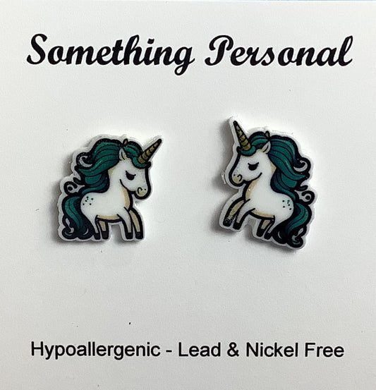 Ramona Unicorn Earrings