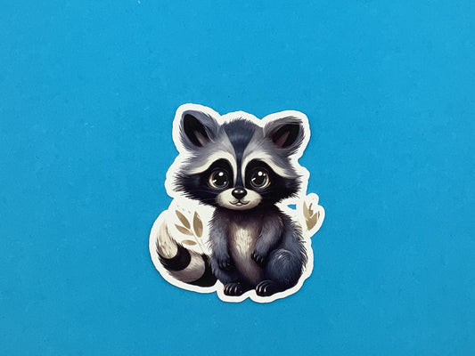 Rocky Racoon Waterproof Vinyl Sticker