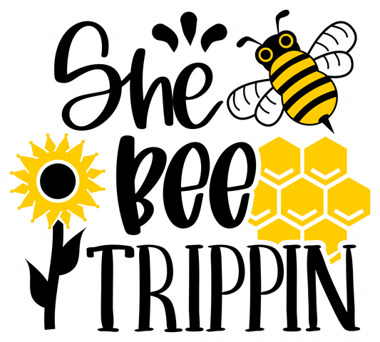 She Bee Trippin Waterproof Vinyl Sticker