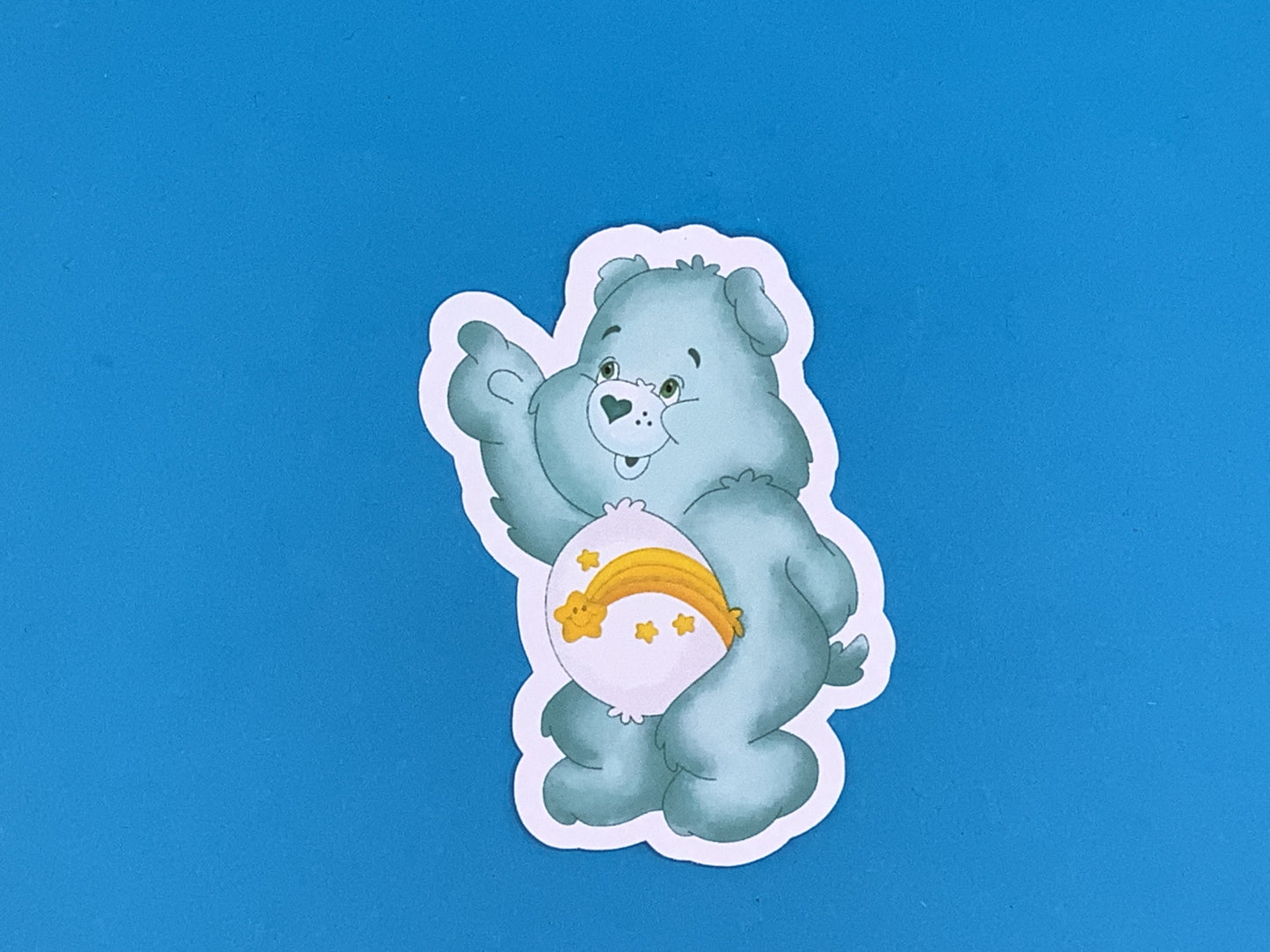 Wish Bear Care Bear Waterproof Vinyl Sticker